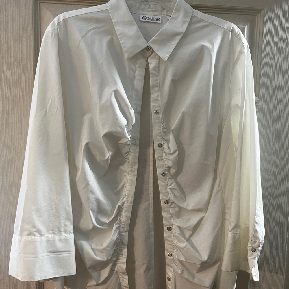 Ny & Co 7th Ave Snap L/S top